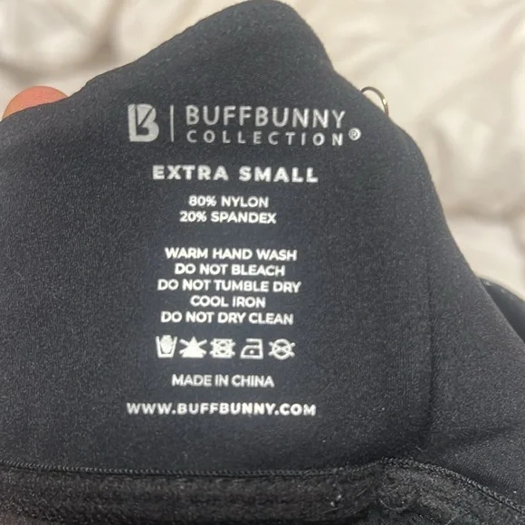 BuffBunny leather print black sports bra - Picture 6 of 6